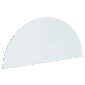 vidaXL Peisglassplate Gjennomsiktig 1200 x 500 mm Glass