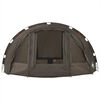 vidaXL Fisketelt 4 personer brun vanntett