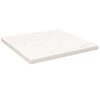 vidaXL Bordplate hvit 40x40x2,5 cm heltre furu rektangul&aelig;r