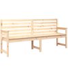 vidaXL Hagebenk 203,5x48x91,5 cm heltre furu