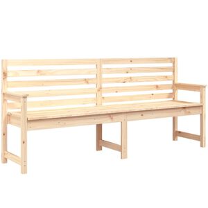 vidaXL Hagebenk 203,5x48x91,5 cm heltre furu