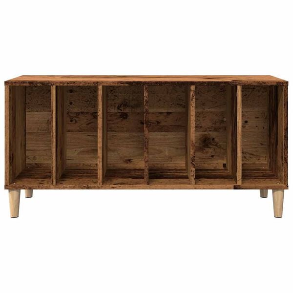 vidaXL Plateskap gammelt tre 100x38x48 cm konstruert tre