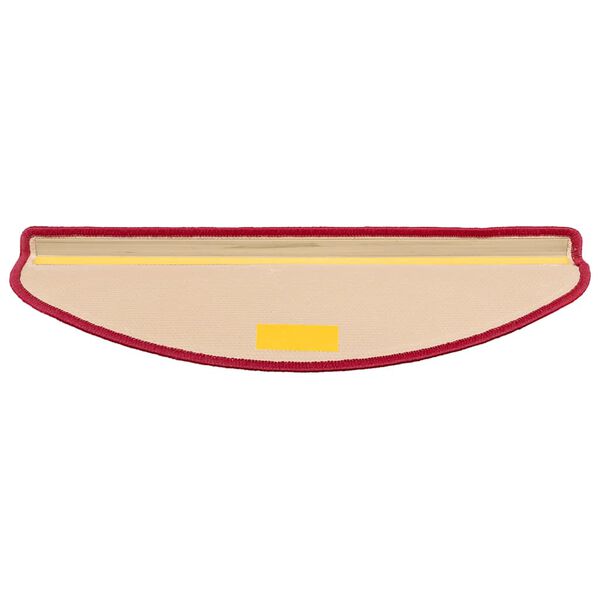 vidaXL Selvklebende trappematter 5 stk 65x21x4 cm r&oslash;d