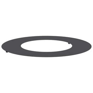 vidaXL passende for Flat Tre Ring Svart &Oslash;40 / 70 cm St&aring;l