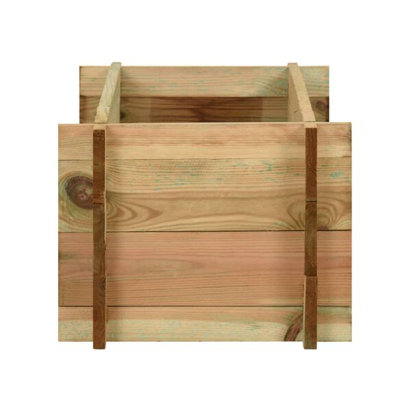vidaXL Plantekasse impregnert furu 80 cm