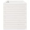 vidaXL Plantekasse hvit 90x40x49,5 cm heltre furu