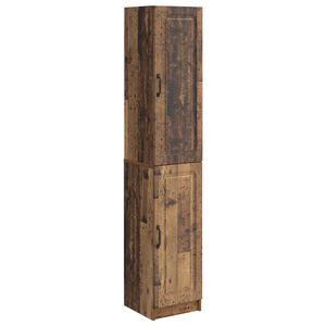 vidaXL Skapsett 2 pcs Gammelt tre Konstruert tre