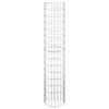 vidaXL Sirkulær gabion høybed 3 stk galvanisert stål Ø30x150 cm