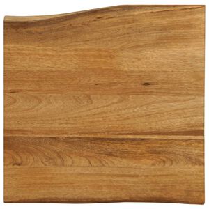vidaXL Bordplate 40x40x3,8 cm naturlig kant heltre mango