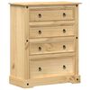 vidaXL Kommode Corona 92x48x114 cm heltre furu
