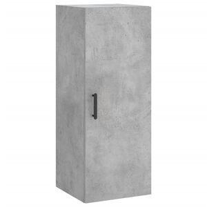 vidaXL Veggskap betonggr&aring; 69,5x34x90 cm