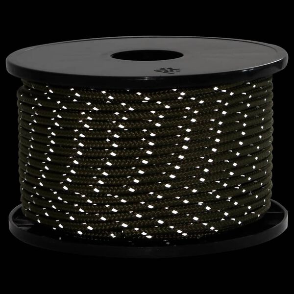 vidaXL Barduner med refleksstrimler og skiften&oslash;kler 50 m 5 mm