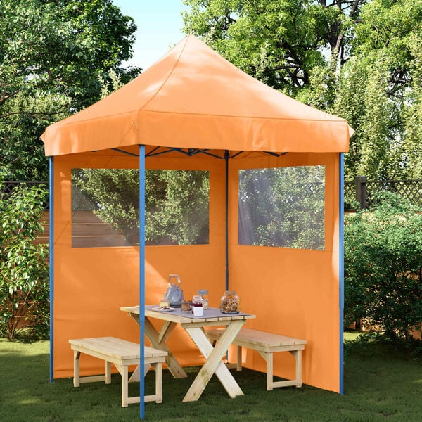 vidaXL Partytelt Oransje 200 x 200 x 306 cm Oxford Stoff