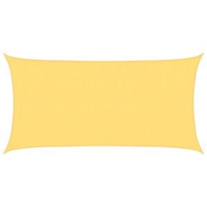 vidaXL Solseil 160 g/m&sup2; beige 2x3,5 m HDPE