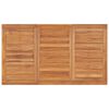vidaXL Utendørs spisebord 140x80x77 cm heltre teak