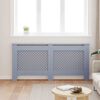 vidaXL Radiatordeksel antrasitt 172x19x81,5 cm MDF