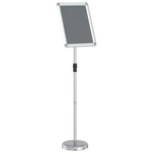 vidaXL Messe Utstillinger s&oslash;lv 30 x 25 x 128 cm Aluminium