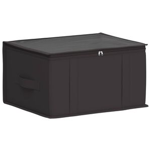 vidaXL Lagerboks med gjennomsiktig toppvindu Antrasitt 43 x 34 x 23 cm