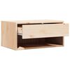 vidaXL Nattbord med skuff Brun 50 x 32,5 x 24 cm Heltre furu
