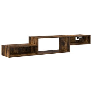 vidaXL Vegghengt TV-skap Veggmontert R&oslash;kt Eik 150 x 28 x 26 cm