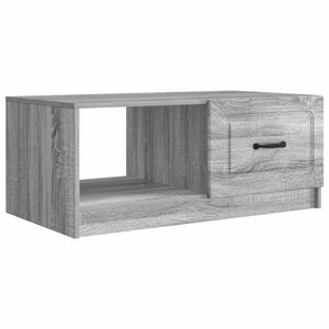 vidaXL Kaffebord Gr&aring; sonoma 90 x 50 x 37 cm Konstruert tre