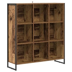 vidaXL Bokskap 99,5 x 30 x 108,5 cm Konstruert tre Gamle tre