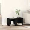 vidaXL TV-benksett 2 pcs Svart 37 x 35 x 37,5 cm Konstruert tre