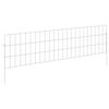 vidaXL Hagefence med spyd 12 pcs 115 x 30 cm Mesh Galvanisert st&aring;l