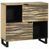 vidaXL Sideboard Brun 80 x 33 x 75 cm heltre mango