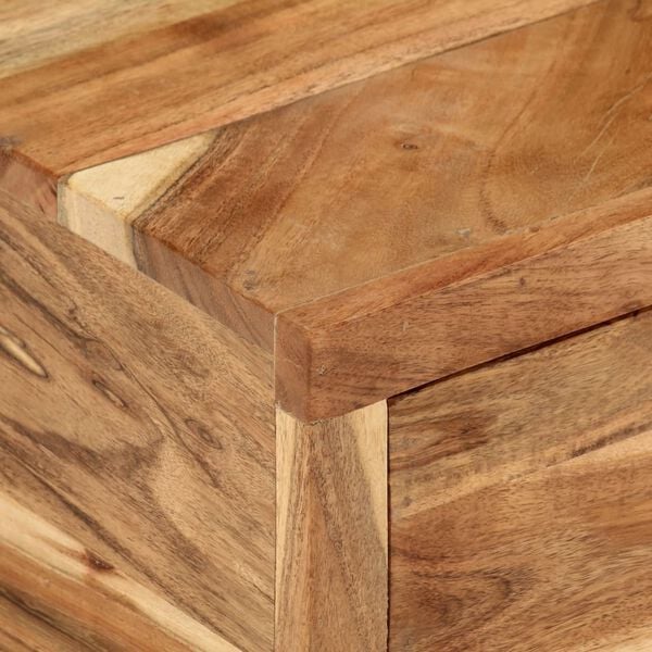 vidaXL TV-stativ (118–200) x 30 x 40 cm heltre akasie