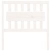 vidaXL Sengegavl hvit 95,5x4x100 cm heltre furu