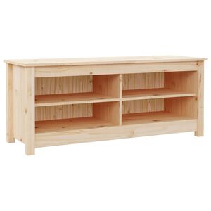 vidaXL Skobenk 110x38x45,5 cm heltre furu