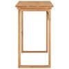 vidaXL Skrivebord 100x45x75 cm heltre teak