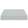 vidaXL Flytende vegghyller 2 stk betonggr&aring; 23x23,5x3,8 cm MDF