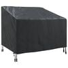 vidaXL Hage Stoltrekk Svart 96 x 79 x 74 cm 420D Oxford stoff