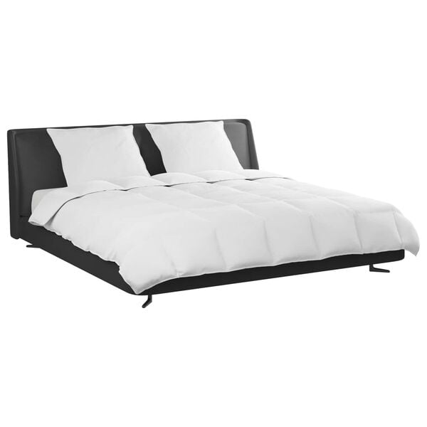 vidaXL Dyne Sett med pute 3 pcs Hvit Dun Fj&aelig;r