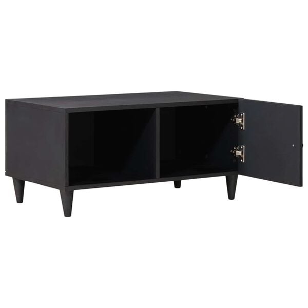 vidaXL Kaffebord Flerfarget 80 x 50 x 40 cm Massiv mango tre