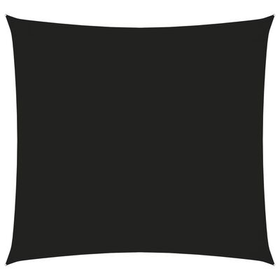 vidaXL Solseil oxfordstoff firkantet 6x6 m svart