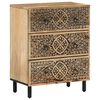 vidaXL Sideskap 60x33x75 cm heltre mango