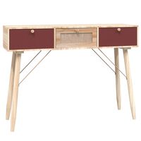 vidaXL Konsollbord med skuffer 105x30x75 cm konstruert tre
