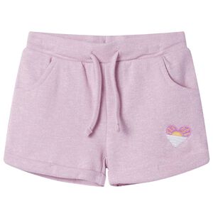 Barneshorts med snor blandet lilla 116
