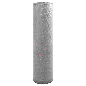 vidaXL Damfleece Gr&aring; 1 x 10 m Polyester og bomull
