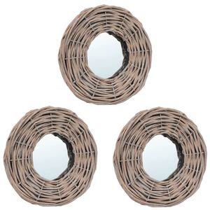 vidaXL Speil 3 stk 15 cm kurvstr&aring;