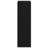 vidaXL Hengende skap Svart Eik 30 x 29,5 x 100 cm Konstruert tre