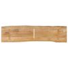 vidaXL Bordplate 180x40x2,5 cm naturlig kant heltre mango