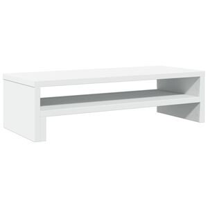 vidaXL Skjermstativ hvit 54x22x15 cm konstruert tre