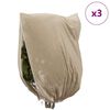 vidaXL Frostbeskyttelse Plantefleece Dekker 3 pcs Beige 3,5 x 2,5 m