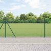 vidaXL Gjerdep&aring;le gr&oslash;nn 25 x 0,8 m (12 x 12 mm netting) St&aring;l og PVC