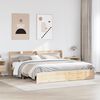 vidaXL Sengeramme med hodegavl 180x200 cm heltre furu