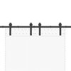 vidaXL Utstyr for skyvedør 183 cm stål svart